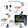 DAYBETTER Led Strip Lights 16.4ft Waterproof Color Changing Led Lights with Remote Controller