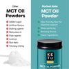 Perfect Keto MCT Oil Powder, Medium Chain Triglycerides, Ketogenic Non-Dairy Coffee Creamer and Bulk Supplement, 30 Servings (Vanilla)