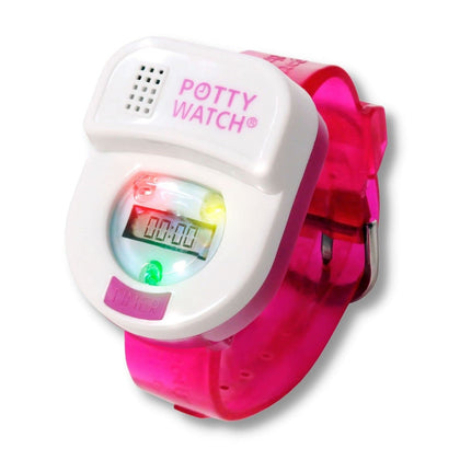 Meet Potty Watch The 1st Watch Made to Help Your Child Potty Train (Fun Flashing Lights & Music Remind Them Every 30,60 or 90 Minutes), Pink