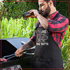 Nomsum Aprons for Men | Premium Quality Funny Aprons | Best for BBQ, Grilling and Cooking | Grill and BBQ Accessories | Chef Kitchen Grilling Apron | One Size Fits All