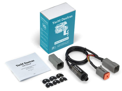 Yacht Devices Boat Engine Gateway YDEG-04 for Volvo Penta, BRP Rotax and J1939 Engines to NMEA 2000 Marine Electronics Networks (NMEA 2000 (DeviceNet) Micro Male Connector)