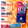 MCT & BHB Exogenous Ketones Drink Mix Packets - Real Ketones Elevate Keto Electrolytes Powder Packets No Sugar with 4 Main Electrolytes plus Hydrating Proprietary Keto BHB - 30 Pack Orange