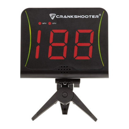CRANKSHOOTER Radar - Shot Speed Radar with MPH and KPH Measurement - Free Standing Radar for Lacrosse, Baseball, Hockey, Soccer and More