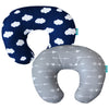 Nursing Pillow Cover 2 Pack for Breastfeeding Pillow, Ultra Soft and Cozy Nursing Pillow Slipcovers, Snug Fits Boppy Pillow, Great, Perfect Newborn Gift, Best Choice for Mom or Baby (Pattern -Cloud & Arrow)