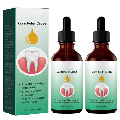 Oil Pulling for Teeth and Gums, Receding Gums Treatment, Natural Essential Oils Tooth Repair Kit, Rejuvenate Your Gums with Ease (2 Pcs)