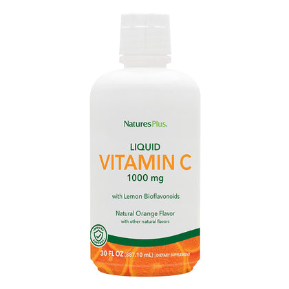 Natures Plus Vitamin C 1000 Mg Liquid Orange, 30 FZ