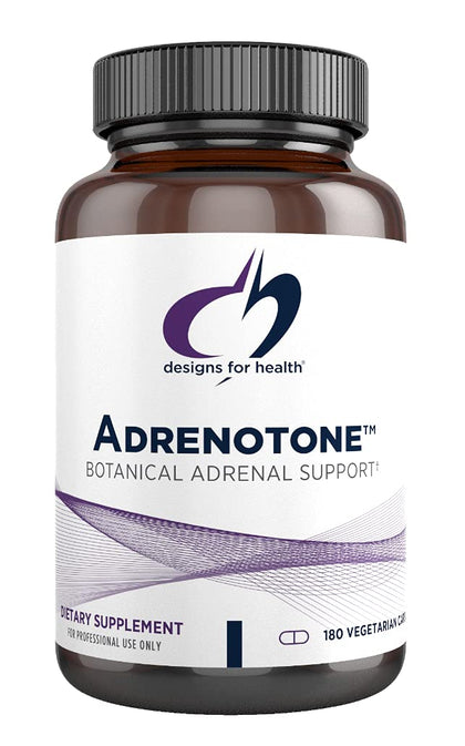 Designs for Health Adrenotone - Adrenal Support Supplement with Rhodiola Rosea, Ashwagandha, Vitamins B6, B2 + B5 - Designed to Support Adrenals + Healthy Cortisol Levels (180 Capsules)