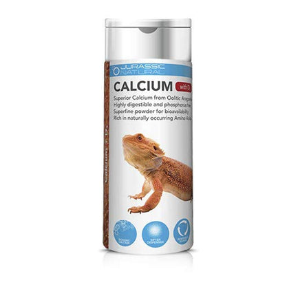 JurassicNatural Reptile Calcium with D3 8OZ, White