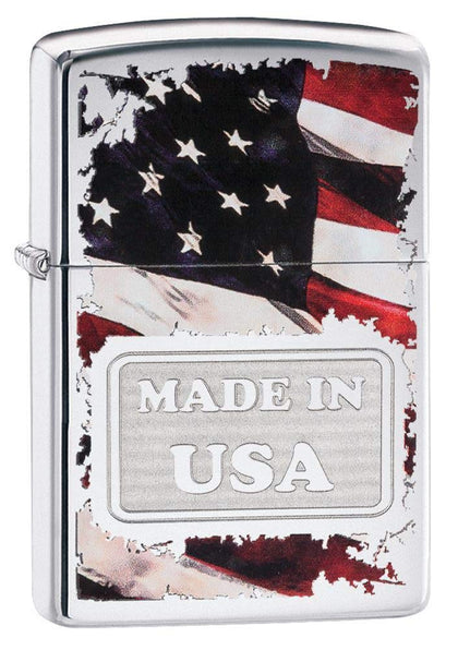 Zippo Made in USA High Polish Chrome Pocket Lighter, Multi, One Size