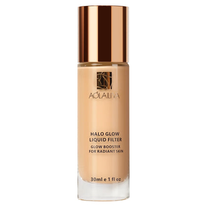 AOLAILIYA Natural Glow Liquid Filter, Face Complexion Booster For an All Day Radiant Glow Soft-Focus Look, Liquid Highlighter Primer, Glow Lotion, Vegan & Cruelty-Free (Fair/Light)
