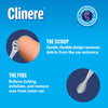 Clinere - Ear Cleaners, 10 Count Earwax Remover Tool Safely and Gently Cleaning Ear Canal at Home, Ear Wax Cleaner Tool, Itch Relief, Ear Wax Buildup, Works Instantly, Exfolimates, Earwax Cleaners.