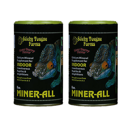 Miner-All Reptile Supplement 6 oz Indoor (2 Pack)