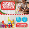 BUNMO Suction Bath Toys 24pcs | Connect, Build, Create | Mold Free Bath Toys | Kids Bath Toys | Toddler Bath Toys | Stocking Stuffers for Kids 3-5 | Montessori Toys
