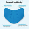 Innostretch Neck Cloud Pillow - Neck Stretcher Comfort and Pain Relief Through Cervical Decompression - Relaxes Neck - Ultra Soft Natural Curve Restorer Made from Quality Plush Material – Blue