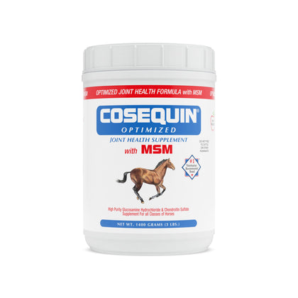 Nutramax Cosequin Optimized with MSM Joint Health Supplement for Horses - Powder with Glucosamine and Chondroitin, 1400 Grams