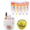 5 Pcs 50g Fake Whipped Cream Glue Toys Decoden Cream,Charm Craft Resin Decoration for Phone Case Making Craft DIY, Hair Accessories, Decoration