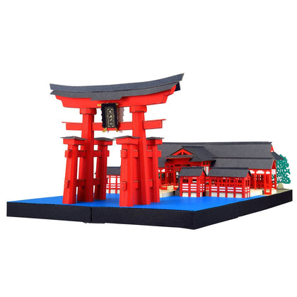 Paper Nano Itsukushima Shrine Deluxe Building Set Used-Like New