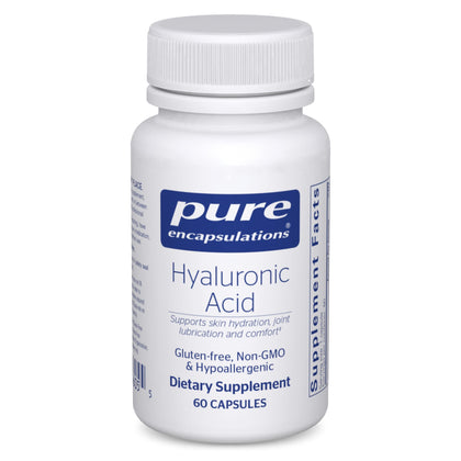Pure Encapsulations Hyaluronic Acid | Supplement to Support Skin Hydration, Joint Lubrication, and Comfort | 60 Capsules