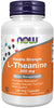 NOW Supplements, L-Theanine 200 mg with Inositol, Stress Management*, 120 Veg Capsules