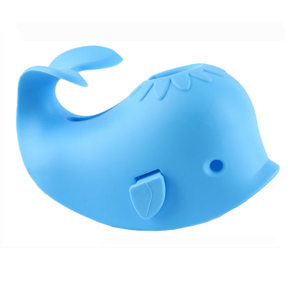 Bath Spout Cover, Universal Whale Bathtub Faucet Baby Shower Protector Cover for Kid Toddler Bath Safety (Blue)