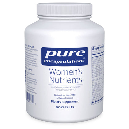 Pure Encapsulations Women's Nutrients - Multivitamin for Women Over 40 to Support Urinary Tract Health, Breast Cell Health & Eye Integrity* - with Vitamin C, Vitamin E & Vitamin A - 360 Capsules