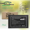 Tikaton Reptile Heat Pad - Adjustable Temperature Under Tank Heater for 10-20gal/30-40gal Tank, Terrarium Heat Mat for Turtle/Snake/Lizard/Frog/Spider/Plant Box