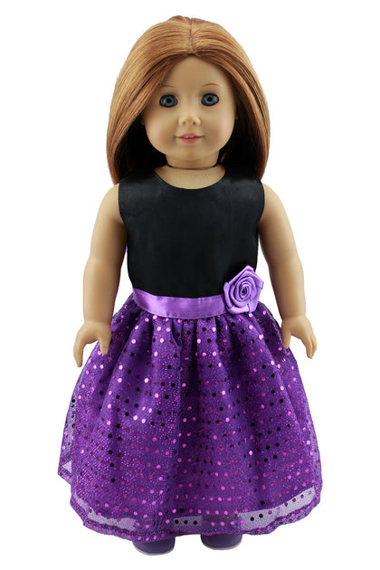 Christmas Gifts Doll Clothes - Pretty Party Dress Fit 18 Inches American Girl Dolls