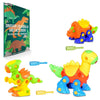 Ivy Step Dinosaur Toy with 3 Screw Drivers and Coloring Booklet