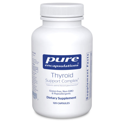 Pure Encapsulations Thyroid Support Complex - Hypoallergenic Supplement with Herbs and Nutrients for Optimal Thyroid Gland Function* - with Vitamin A, C, D, and Selenium - 120 Capsules