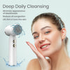 UnTI Electric LED Facial Cleansing Brush Set 6 in 1,Rechargeable Waterproof Portable White Face Cleanser and Exfoliating, Suitable for Oily Dry Sensitive Skin Women & Men