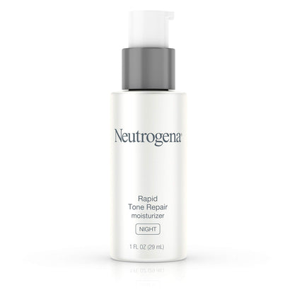 Neutrogena Rapid Tone Repair Night Cream with Retinol, Vitamin C and Hyaluronic Acid - Anti Wrinkle Face and Neck Moisturizer - Vitamin C, Retinol, Glycerin, Hyaluronic Acid, 1 fl. Oz
