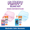 Elmers Fluffy Slime Kit, Includes Elmers Translucent Color Glue, Elmers Glitter Glue, Elmers Fluffy Slime Activator, 4 Count