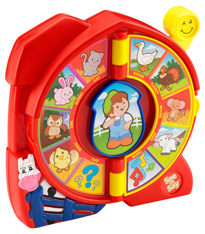 Fisher-Price Little PeopleÂ Toddler Learning Toy, See Ân Say The Farmer Says, Game with Music Sounds &Â Phrases Ages 18+ Months