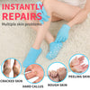 Moisturizing Glove and Sock, Gel Spa Moisturizing Therapy Sock Glove, Soften Repairing Dry Cracked, Hands Feet Skin Care, Effective in Repair Dry and Chapped Hands and Feet Skin Care(4 PCS/Blue)
