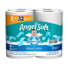 Angel Soft Toilet Paper with Fresh Linen Scent, 8 Mega Rolls = 32 Regular Rolls, 320 Sheets each, 2-Ply Bath Tissue, 320 Count (Pack of 8) White