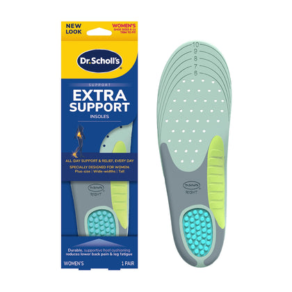 Dr. Scholl's - Extra Support Insoles for Women, Size 6-11, 1 Pair, Trim to Fit Inserts