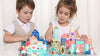 Wooden Building Blocks Set, City Construction Stacker Stacking Preschool Learning Educational Toys, Toddler Toys for 3+ Year Old Boy and Girl Gifts