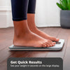 Greater Goods Digital AccuCheck Bathroom Scale for Body Weight, Capacity up to 400 lbs, Designed in St Louis, Ash Grey.
