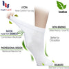 Hugh Ugoli Diabetic Socks for Women, Super Soft & Thin Bamboo Ankle Socks, Wide & Loose, Non-Binding Top & Seamless Toe, 4 Pairs, White.