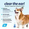 Vetnique Labs Oticbliss Ear Cleaner Wipes/Flushes for Dogs & Cats with Odor Control and Itch Relief Reduces Head Shaking - Clear The Ear (Medicated Ear Drops, 1.8oz)