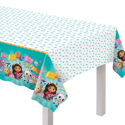amscan Gabby's Dollhouse Plastic Party Table Cover - 54
