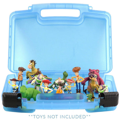 Life Made Better Toy Story Case, Toy Storage Carrying Box. Figures Playset Organizer. Accessories for Kids by LMB