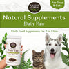 Earth Animal Daily Raw Cat Food & Raw Dog Food Topper | Complete Cat & Dog Vitamins Supplement| 1 Pound
