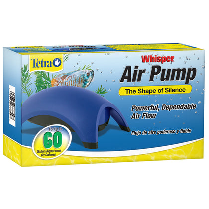 Tetra Whisper Air Pump 40 To 60 Gallons, For Aquariums, Powerful Airflow, Non-UL Listed,Blue 120v