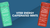 Viter Energy Caffeinated Mints 40mg Caffeine, B Vitamins, Sugar Free. (Variety, 3pcs, 5 Pack)