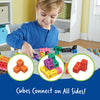 Learning Resources MathLink Cubes - Set of 100 Cubes, Math Manipulatives and Cubes for Kids Ages 5+, Preschool Classroom Supplies, Back to School and Teacher Supplies